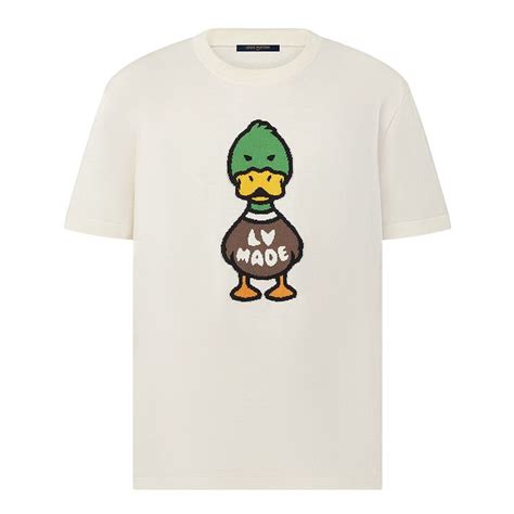 louis vuitton x nigo intarsia jacquard duck short-sleeved crewneck|louis vuitton x nigo intarsia.